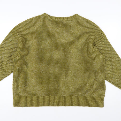 Marks and Spencer Women’s Green XL Chunky Knit Pullover Jumper