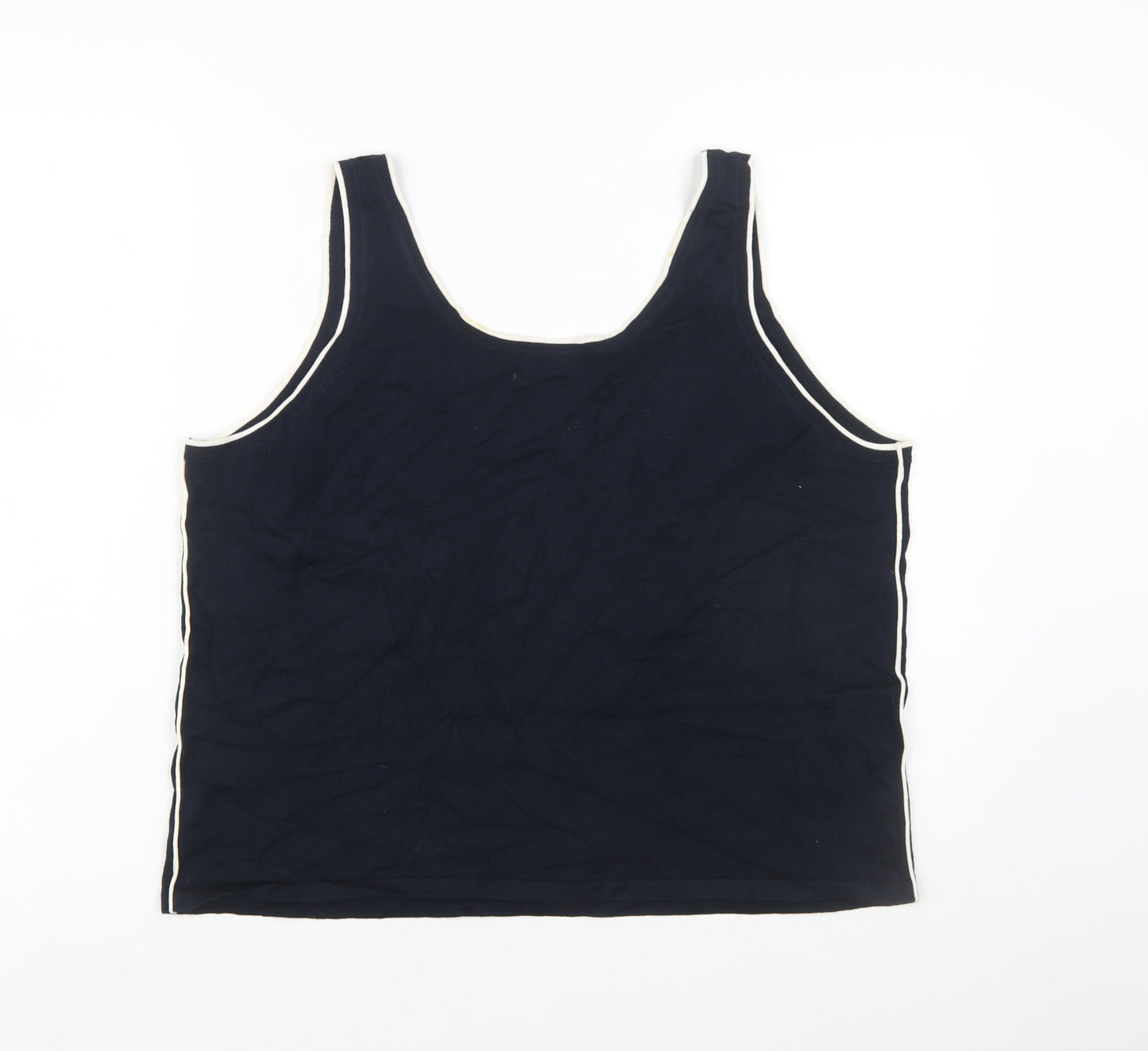 Marks and Spencer Women's Blue XL Viscose Tank Top