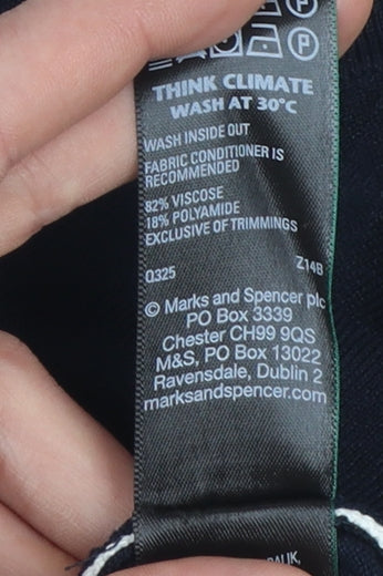 Marks and Spencer Women's Blue XL Viscose Tank Top