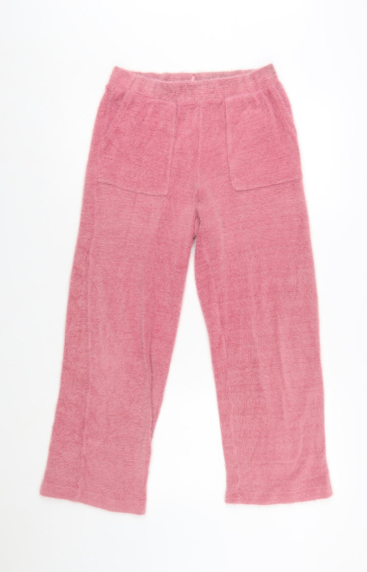 Marks and Spencer Womens Pink Knit Lounge Sweatpants XS