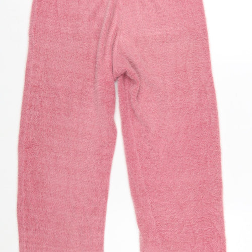 Marks and Spencer Womens Pink Knit Lounge Sweatpants XS