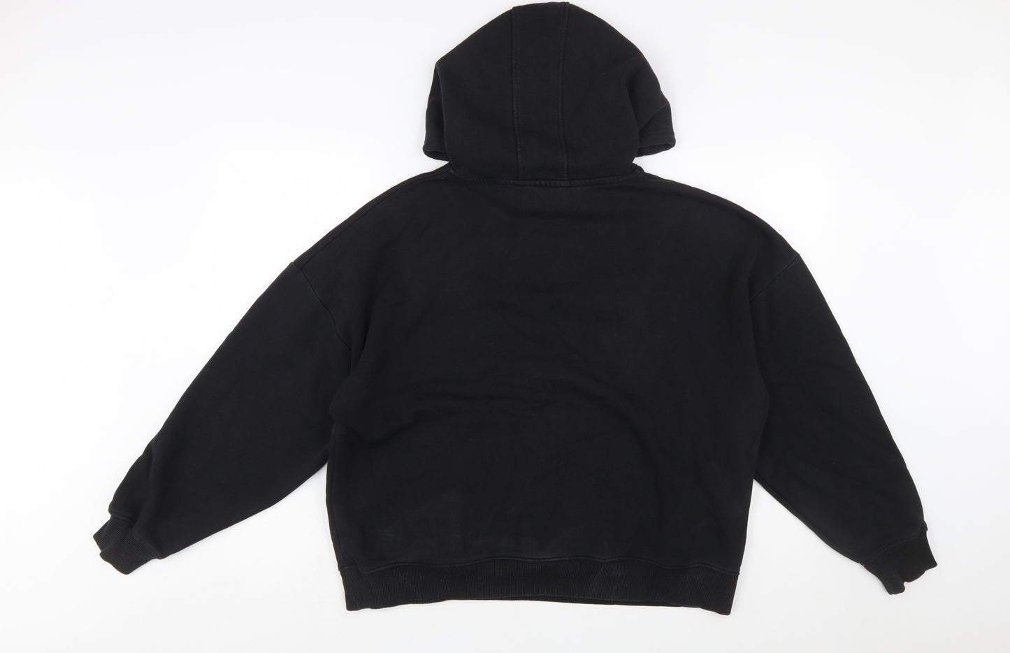 Gym King Womens Black Size 10 Pullover Hoodie with Logo Detail