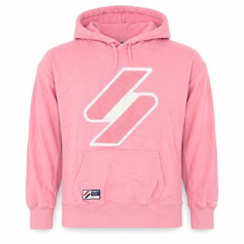 Superdry Women's Pink Pullover Hoodie M