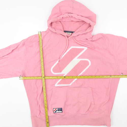 Superdry Women's Pink Pullover Hoodie M