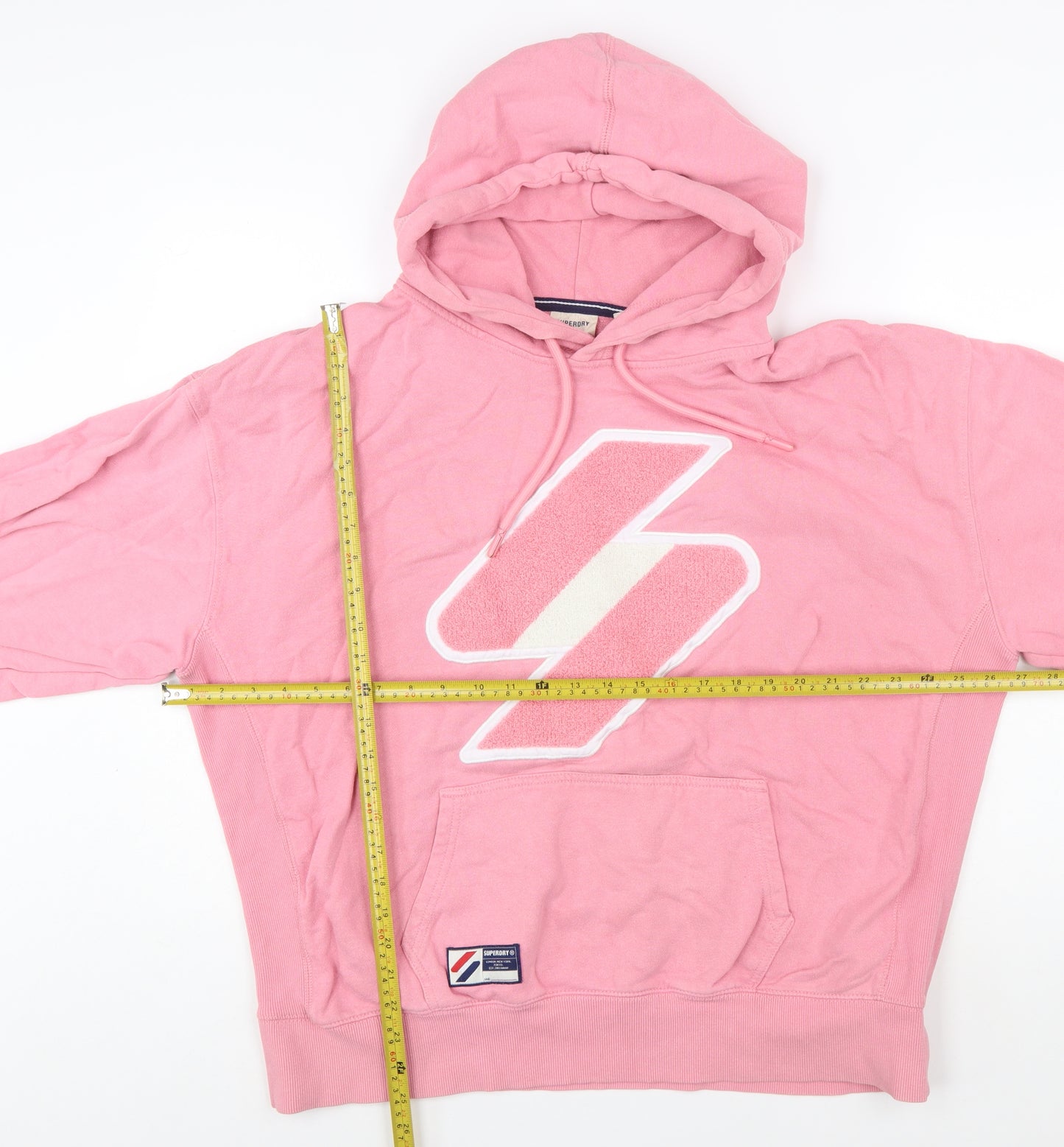 Superdry Women's Pink Pullover Hoodie M