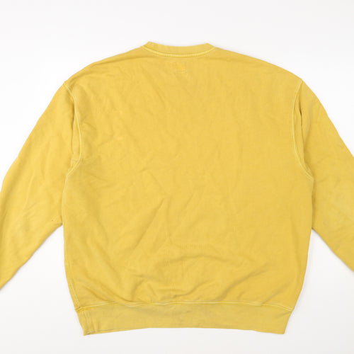 Levi's Men's Yellow Crew Neck Relaxed Sweatshirt Size L