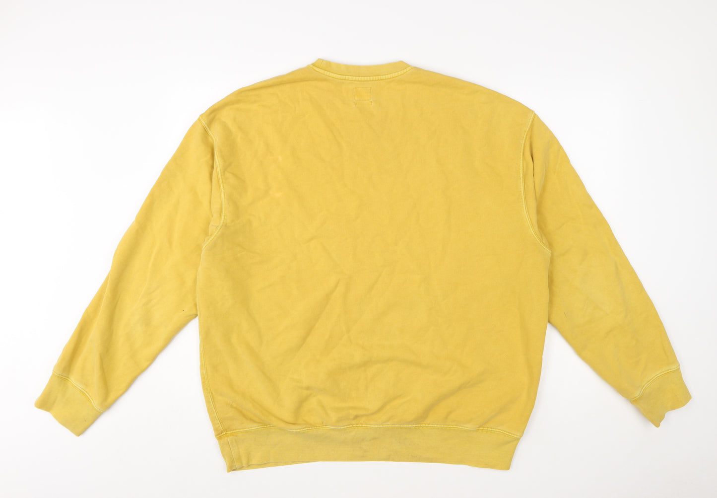 Levi's Men's Yellow Crew Neck Relaxed Sweatshirt Size L