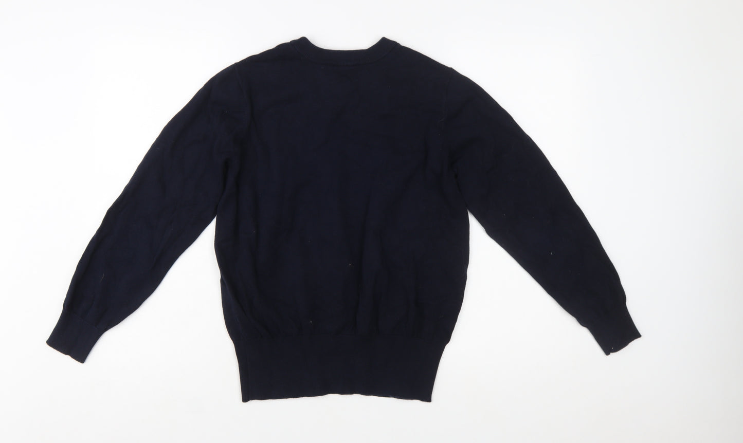 Joanie Women's Blue France 1975 Cotton Pullover Jumper Size M