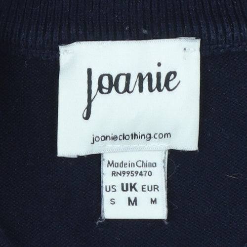 Joanie Women's Blue France 1975 Cotton Pullover Jumper Size M