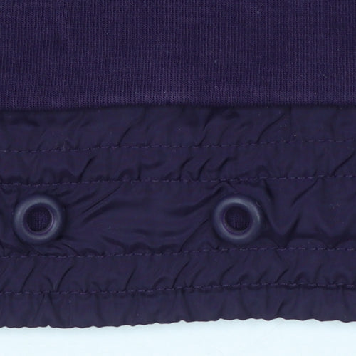 Nike Womens Purple Crew Neck Long Sleeve Pullover Sweatshirt Size S