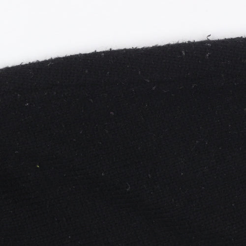 Farm Rio Womens Black Embroidered Floral Pullover Jumper XXS