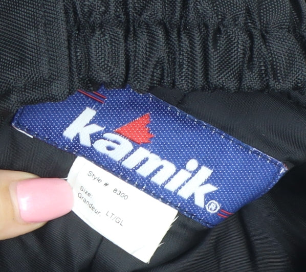 Kamik Men's Black L Waterproof Insulated Snow Pants Trousers