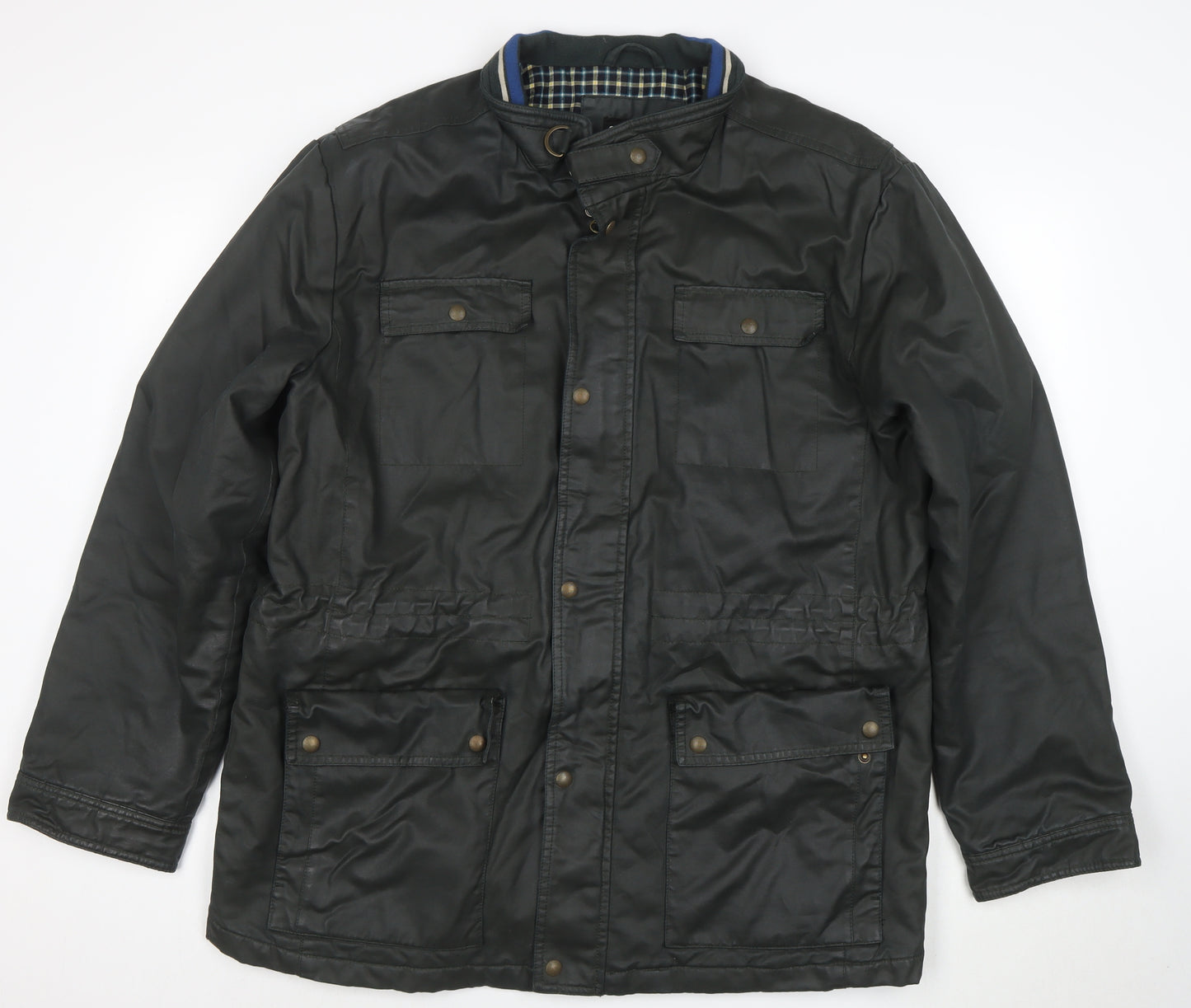 Greenwoods Mens Green XL Lined Parka Jacket with Pockets