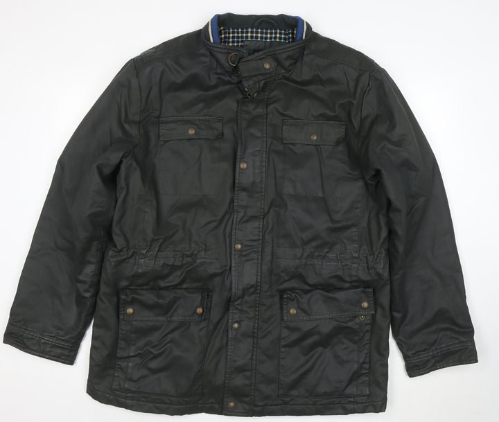 Greenwoods Mens Green XL Lined Parka Jacket with Pockets