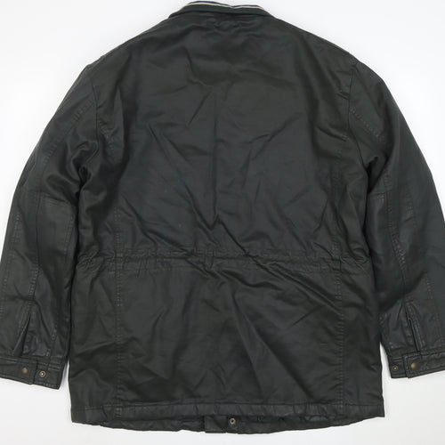 Greenwoods Mens Green XL Lined Parka Jacket with Pockets