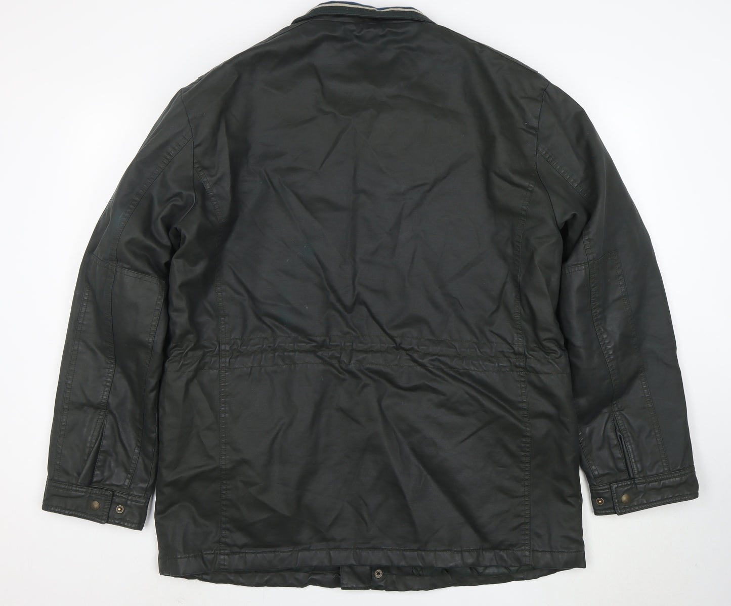 Greenwoods Mens Green XL Lined Parka Jacket with Pockets
