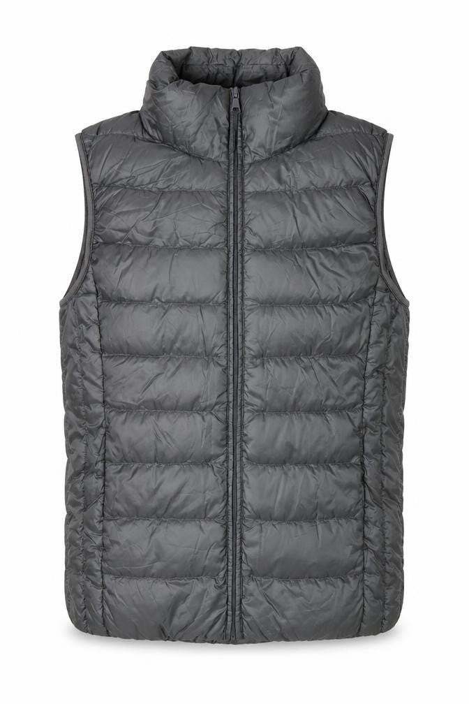 Uniqlo Women’s Grey XS Puffer Down Waistcoat Quilted Gilet