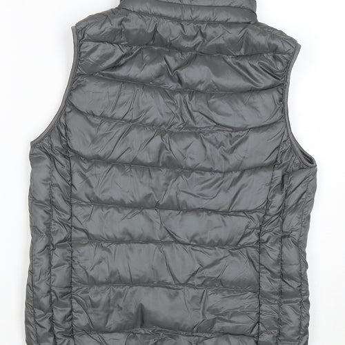 Uniqlo Women’s Grey XS Puffer Down Waistcoat Quilted Gilet