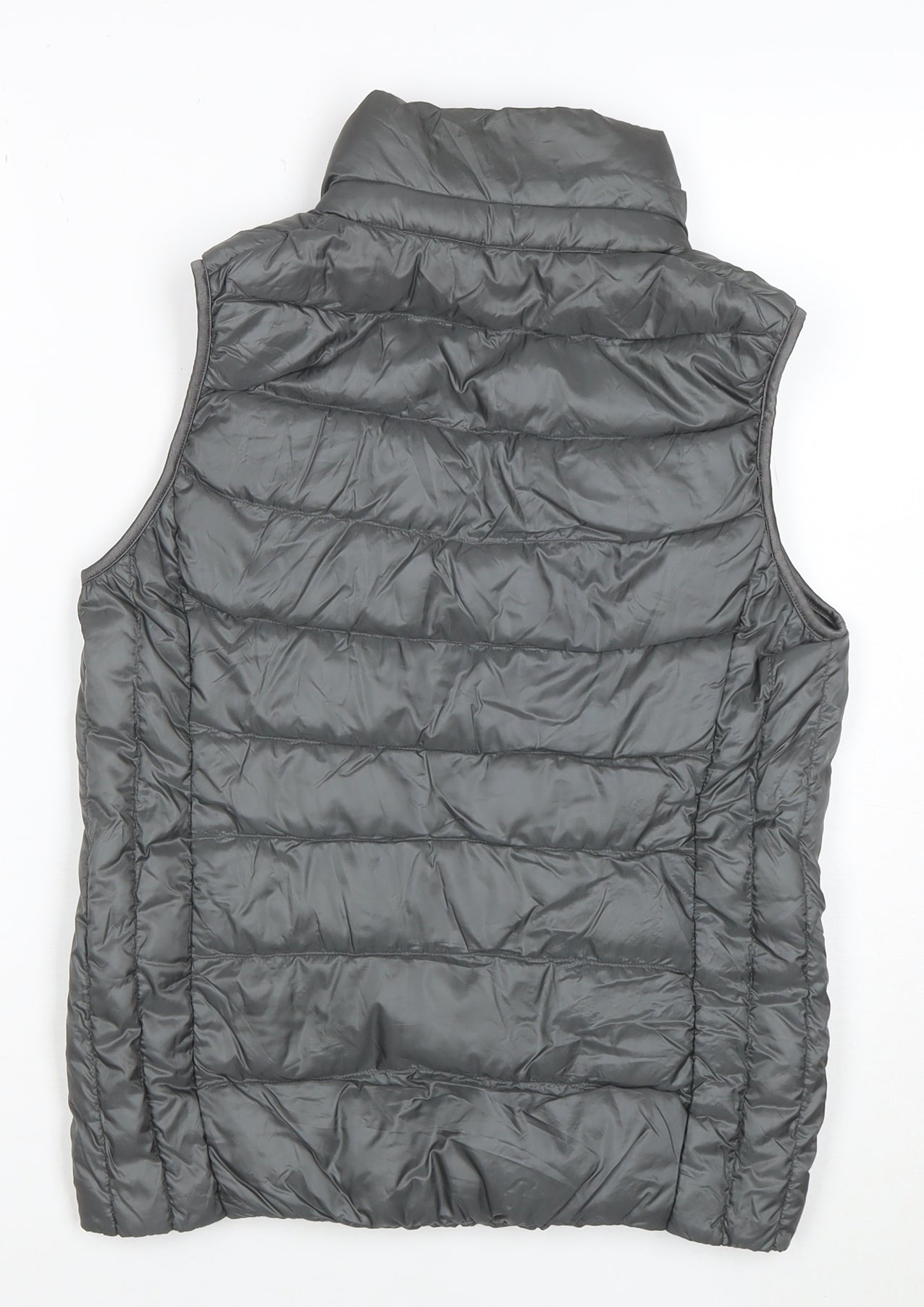 Uniqlo Women’s Grey XS Puffer Down Waistcoat Quilted Gilet
