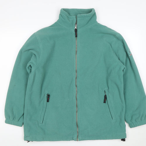Finisterre Womens Green Fleece Full Zip Jacket Size 14