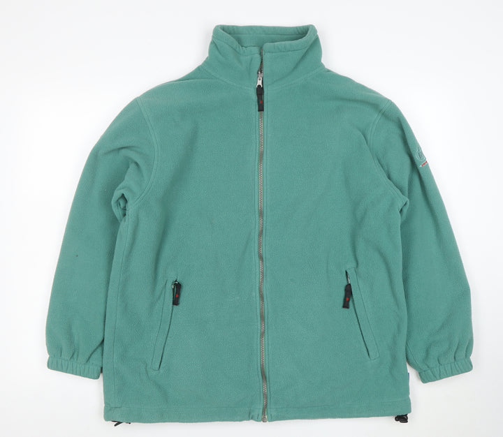 Finisterre Womens Green Fleece Full Zip Jacket Size 14