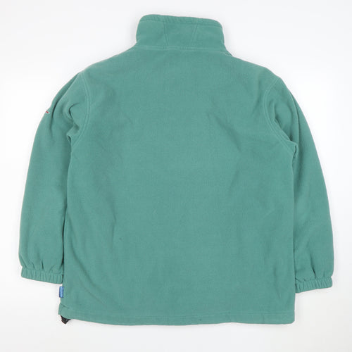 Finisterre Womens Green Fleece Full Zip Jacket Size 14