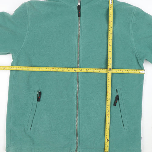 Finisterre Womens Green Fleece Full Zip Jacket Size 14