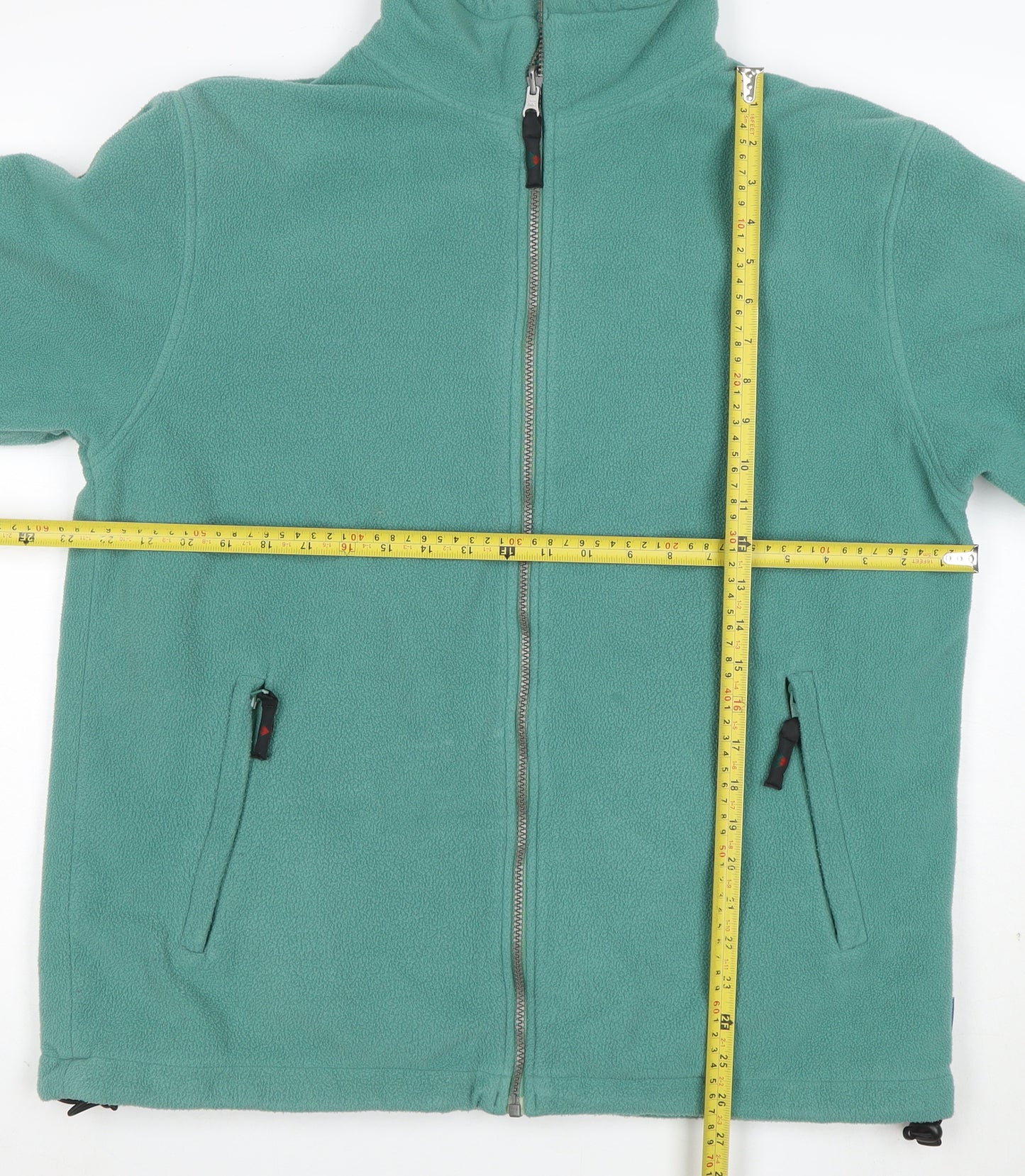 Finisterre Womens Green Fleece Full Zip Jacket Size 14