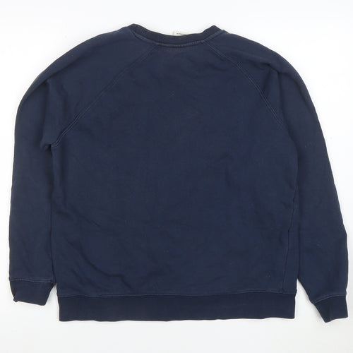 Joanie Women's Navy Blue Graphic Pullover Sweatshirt Size S