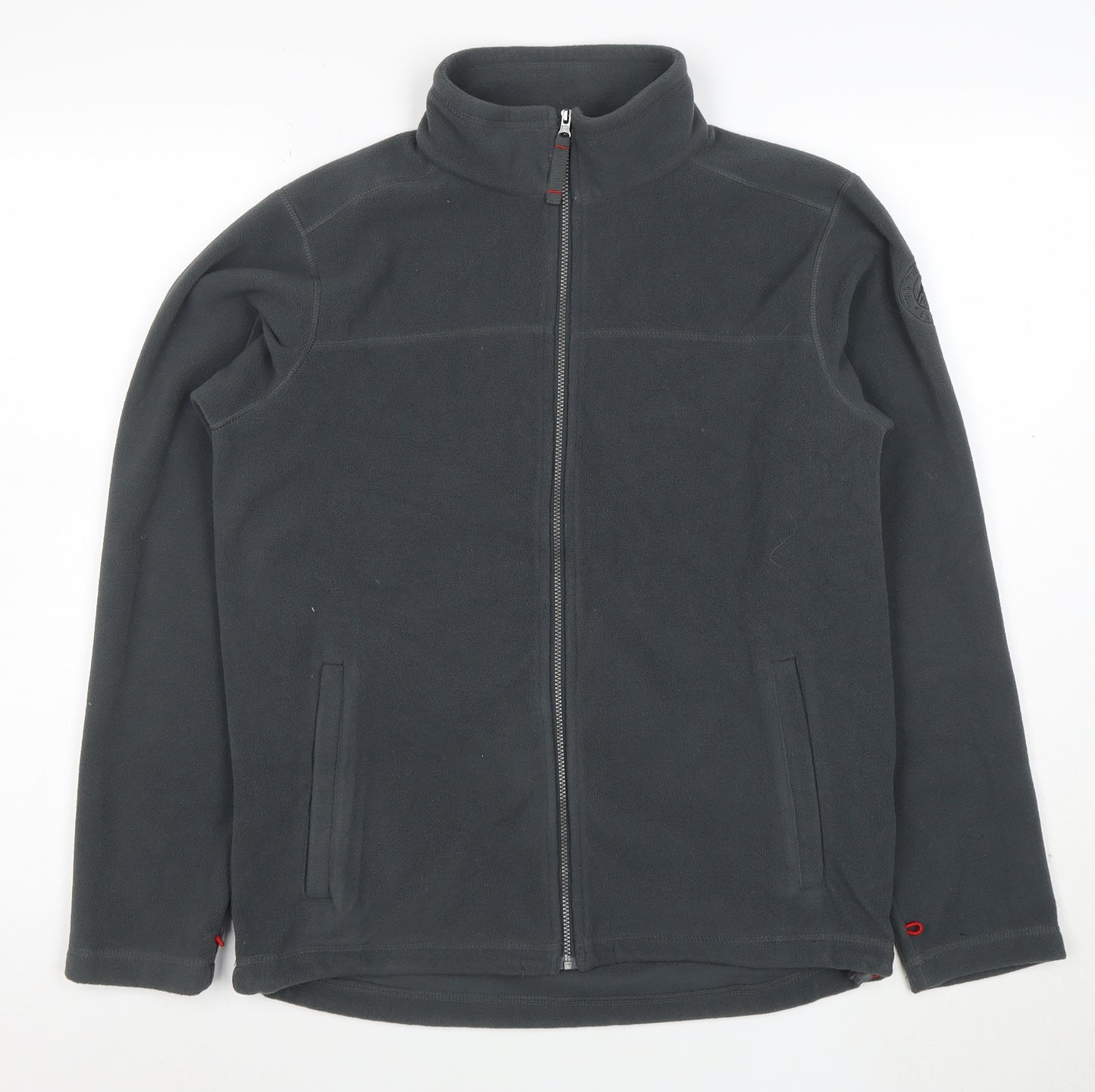 Tog Twenty Four Boys Grey Fleece Jacket 13 Years Full Zip Lightweight Outdoor