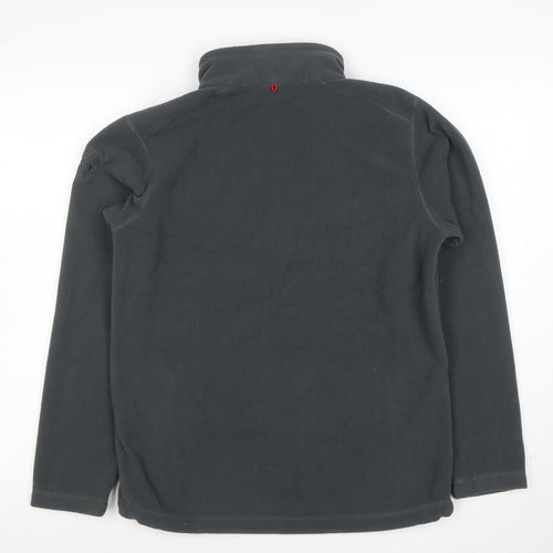 Tog Twenty Four Boys Grey Fleece Jacket 13 Years Full Zip Lightweight Outdoor