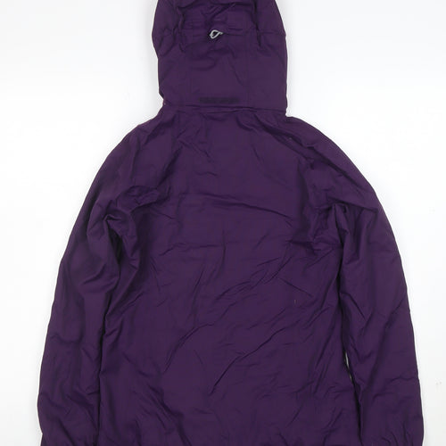 Peter Storm Women’s Purple Waterproof Hooded Jacket Size 8