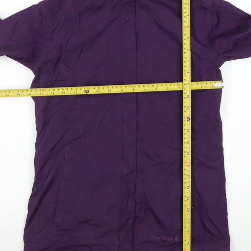 Peter Storm Women’s Purple Waterproof Hooded Jacket Size 8