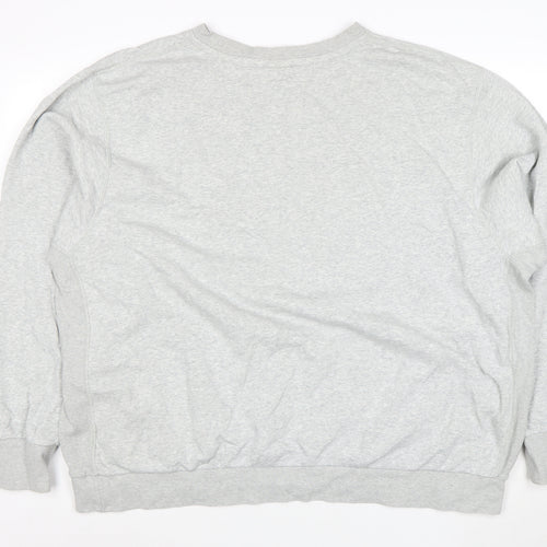 Nike Men's Grey 2XL Crew Neck NBA 2022 Sweatshirt