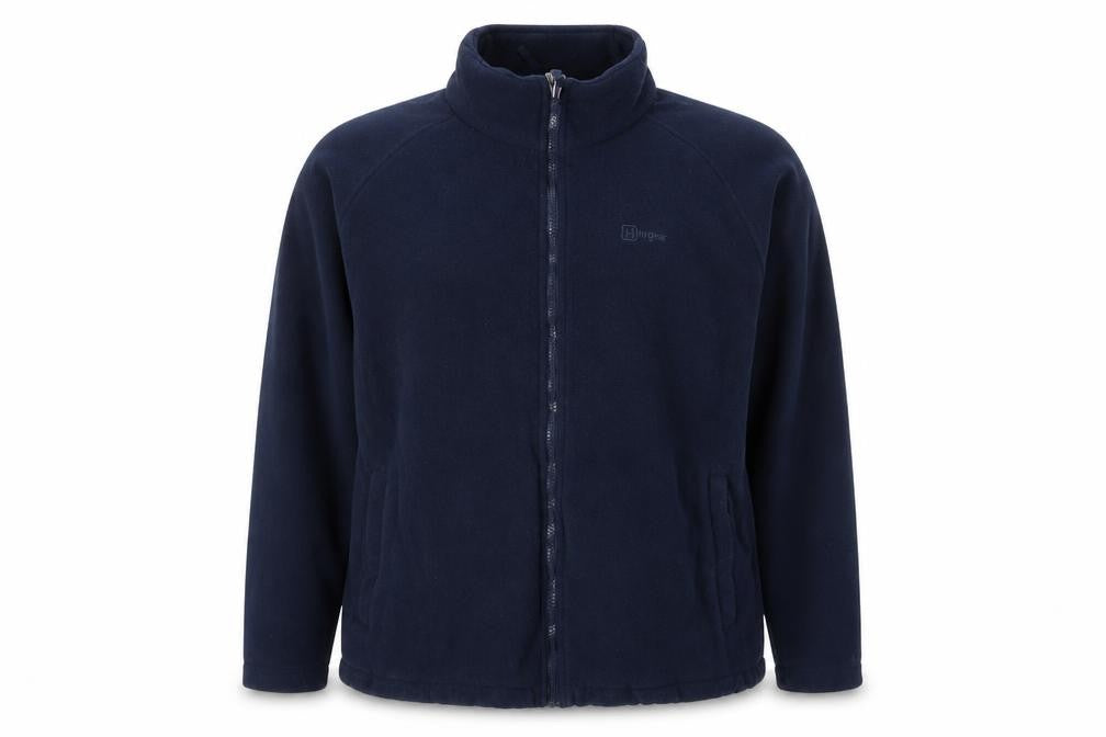 Hi Gear Womens Blue Fleece Full Zip Jacket Size L Outdoor Warm Layer
