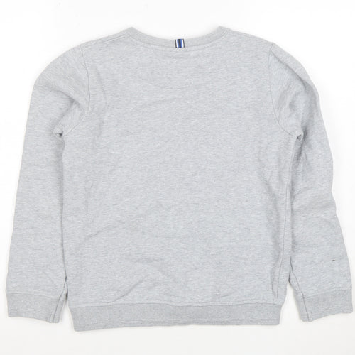Baker by Ted Baker Boys Grey Logo Sweatshirt 11 Years Cotton Blend