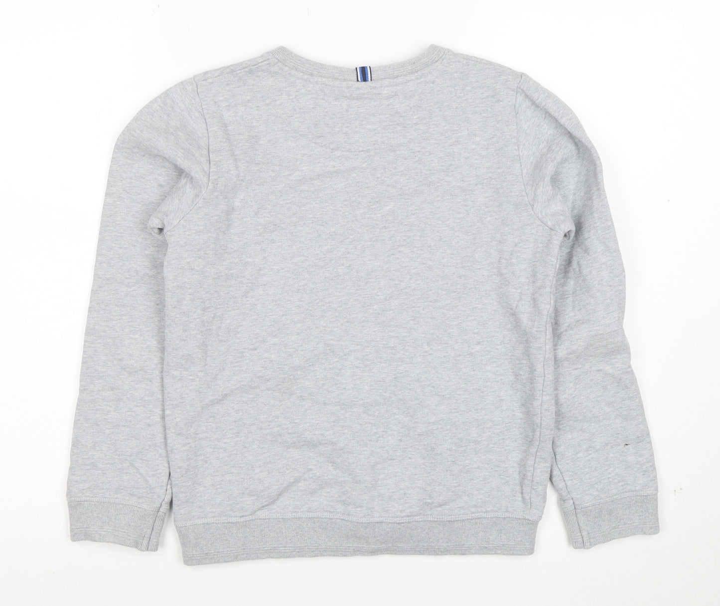 Baker by Ted Baker Boys Grey Logo Sweatshirt 11 Years Cotton Blend