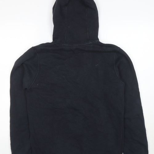Nike Men's Black Pullover Hoodie Small Fleece Cotton Blend