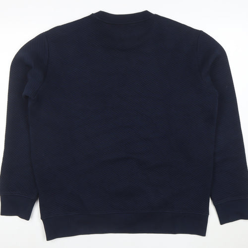 Marks and Spencer Men’s Blue Crew Neck Pullover Sweatshirt M