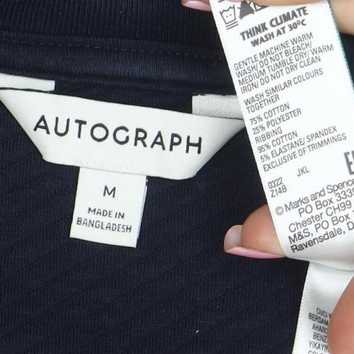 Marks and Spencer Men’s Blue Crew Neck Pullover Sweatshirt M