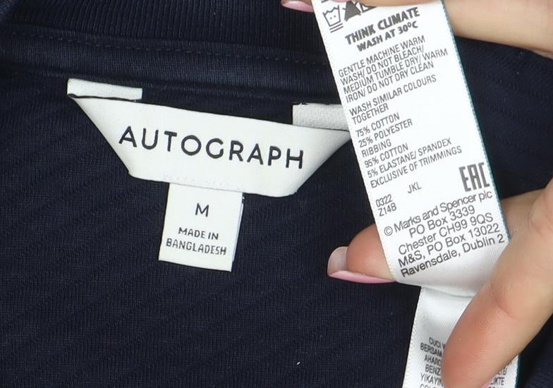 Marks and Spencer Men’s Blue Crew Neck Pullover Sweatshirt M