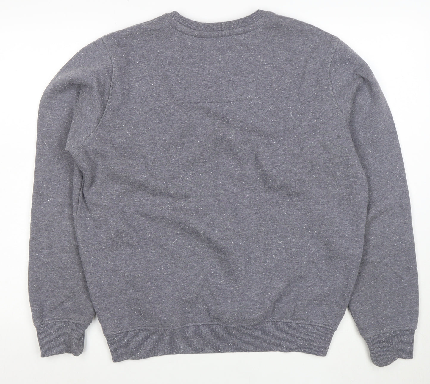 Crew Clothing Company Men's Grey Small Cotton Blend Crew Neck Sweatshirt