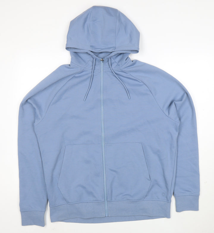 Marks and Spencer Men’s Blue Full Zip Hoodie Size L