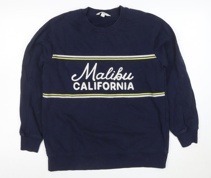 Marks and Spencer Womens Navy Malibu California Sweatshirt S