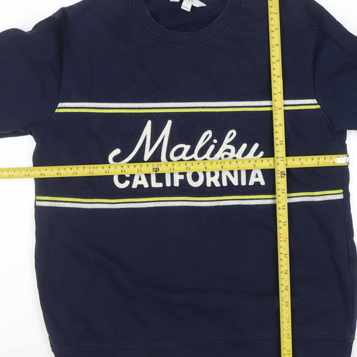 Marks and Spencer Womens Navy Malibu California Sweatshirt S