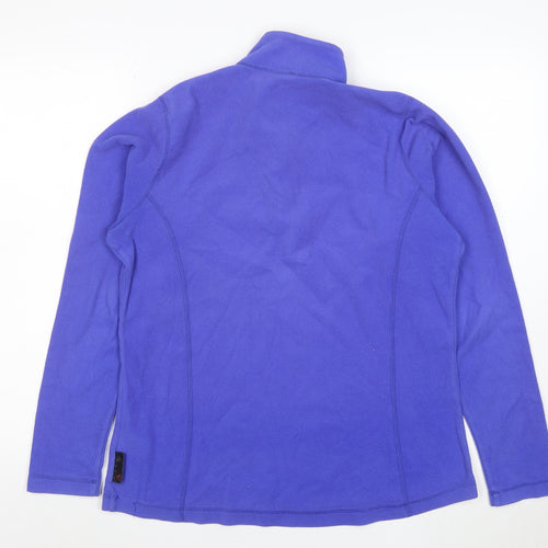 Helly Hansen Women's Purple Fleece 1/2 Zip Pullover Sweatshirt Size L/6