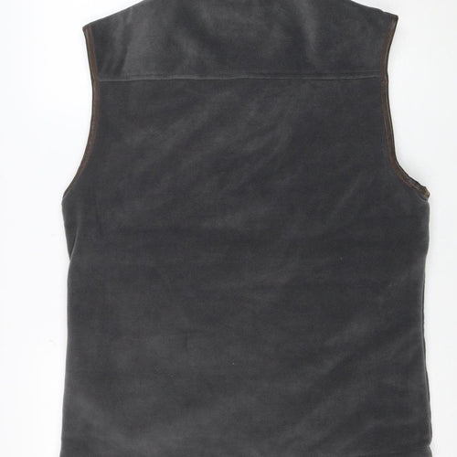 Hoggs of Fife Men's Grey Fleece Waistcoat Bodywarmer M Regular Fit