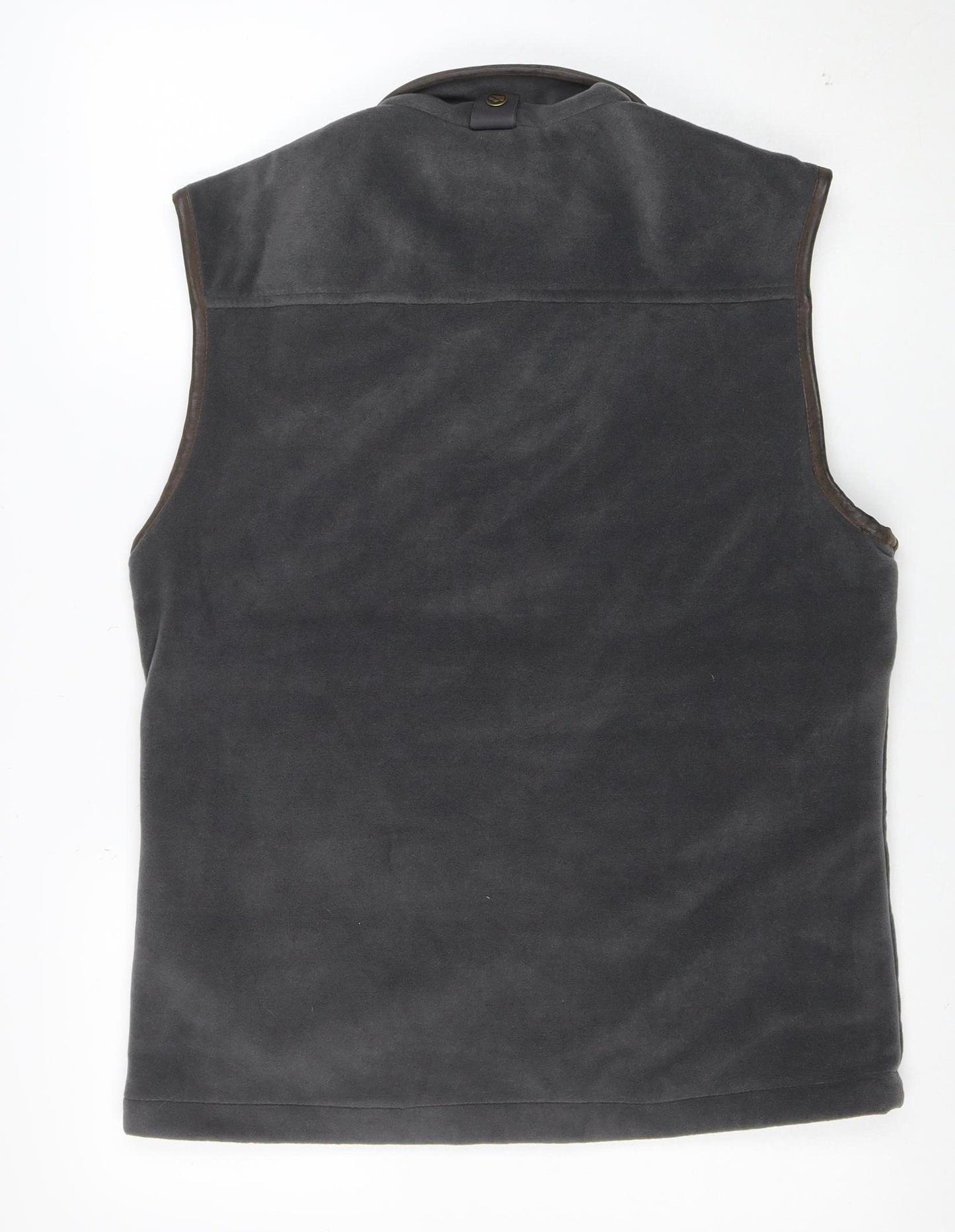 Hoggs of Fife Men's Grey Fleece Waistcoat Bodywarmer M Regular Fit