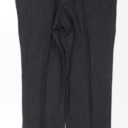 Next Signature Men’s Grey Wool Dress Pants 34S Regular Fit