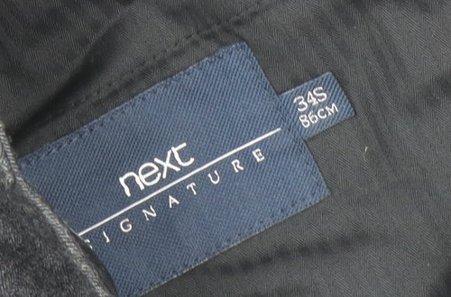Next Men’s Grey Wool Dress Pants 34S Formal Trousers